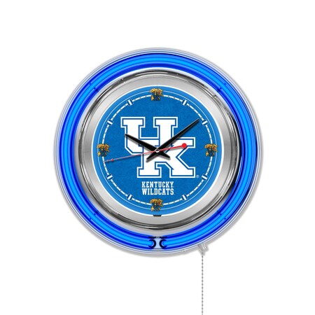 University Of Kentucky Double Neon 15 Clock (UK)